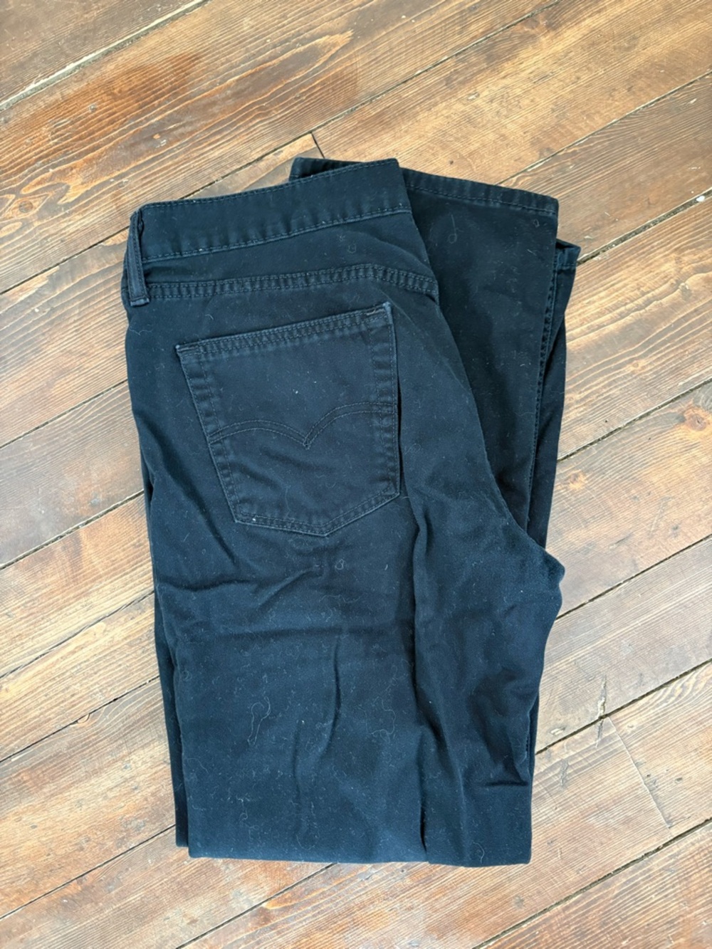 BUNDLE ME ! Levi's 514 Slim Straight Jeans Black 34x30